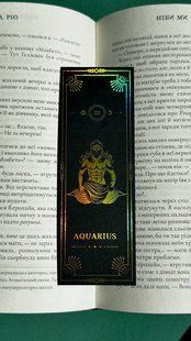 Картонна закладинка &ldquo;Aquarius&rdquo; KN-ZOD-AQUARIUS-01 фото